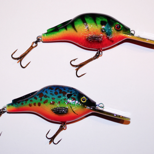 Crankbait Fishing Lure 3D model