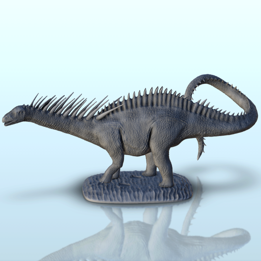 STL file Amargasaurus dinosaur (18) - High detailed Prehistoric animal ...