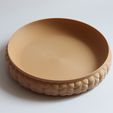 76.jpg Round Catchall Tray STL, Decorative Jewelry Dish, Knit Pattern Tray for 3D Printing
