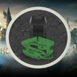 serpeverde-4.jpg Hogwarts Legacy - Slytherin PS5-PS4-XBOX controller stand 3D print model
