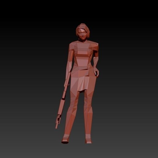 1.jpg jill valentine low poly ps1