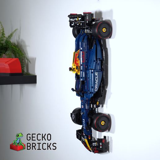7.jpg Wall Mount for 42206 Red Bull F1 Formula 1 RB20 Technic Gecko Bricks