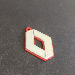 Renault.jpg STL-Datei Renault - Schlüsselanhänger・3D-druckbares Modell zum herunterladen
