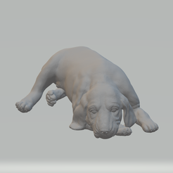 1.png STL file Basset Hound 3D print model・3D printing model to download