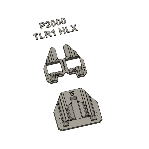 HK P2000 TLR1 HLX Holster Mold