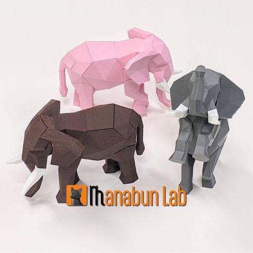 3_Low_Poly_Elephant_puzzle.jpg 🐘Low Poly Elephant Puzzle