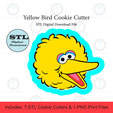 Etsy-Listing-Template-STL.png Yellow Bird Cookie Cutter | STL File