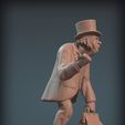 PhineasNoCapTurn-2.jpg Haunted Mansion Phineas The Traveler Ghost 3D Printable Sculpt