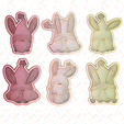 main.png Easter bunnies gnomes cookie cutter set of 6
