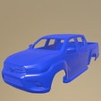 d16_013.png Toyota Hilux Double Cab Revo 2018 PRINTABLE CAR IN SEPARATE PARTS