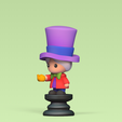 Alice-Chess-Mad-Hatter2.png Alice Chess - Side A - King - Mad Hatter