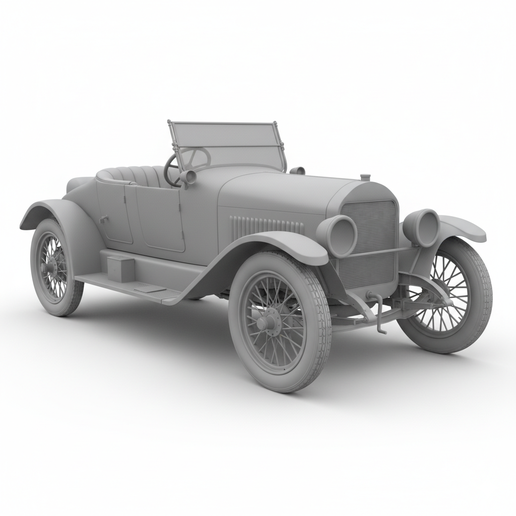 Thomas Flyer Model 35 car figurine STL, 1:24 car STL, car for diorama, drift car STL, race car STL, lowrider car STL, limousine STL, convertible STL, car statue STL, French rally car STL, 1:18 car STL, street scene diorama STL, minivan STL, car 3D print,