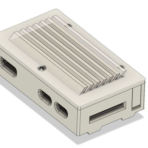 Closed.JPG Чехол с креплением 4040 для Raspberry Pi Zero