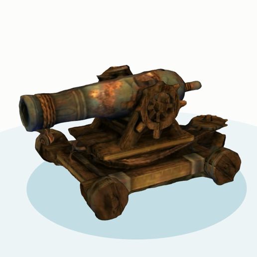 3D Scanned GW2 Cannon in Autodesk ReMake.jpg Free STL file Guild Wars 2 Cannon・3D printable model to download, MaxFunkner