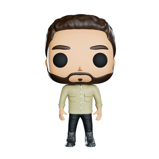 Funko pop man green shirt