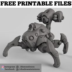 7bfed72d54cfb8ab794c78586c087623_display_large.jpg Fichier STL gratuit Robot Spider・Objet pour imprimante 3D à télécharger