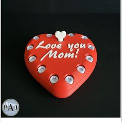 001.jpg Free 3D file MOTHER'S DAY ANNOYING HEART GIFT BOX・Design to download and 3D print