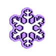 snowflake3 6cm.stl Cookie cutter - Snowflake