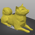 perro.png STL-Datei Perro Shiba Inu・Modell für 3D-Drucker zum Herunterladen