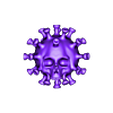 CORONAVIRUS SKULL.stl PACK 4/5 SKULLHILL