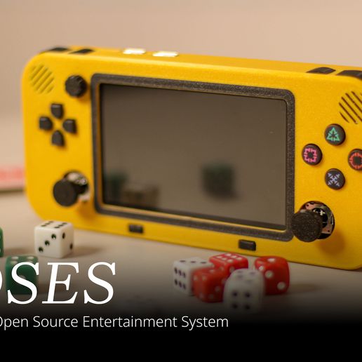 🎮 OSES - The Open Sourced Entertainment System・Free 3D File for ・Cults