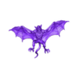 bat_03(fix).stl Shadow Vampire of North Mountain(Flying pose)