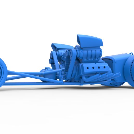 51.jpg Diecast Motor delantero old school dragster con 2 V8 Escala 1:25