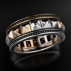 Scene_Package_ArtSpeshal_VINS.1405.png Fichier STL Bague élégante avec pointes 641・Design pour impression 3D à télécharger