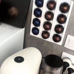 Archivo STL Almacenamiento de cápsulas Nespresso Vertuo 🍔・Modelo  imprimible en 3D para descargar・Cults