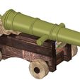 pusk23-01.jpg model of an old naval gun for 3D print and cnc