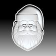 SantaClausFace2-VACUUM-PIECE.jpg WEIHNACHTSMANN GESICHT 3 BAD BOMBE FORM