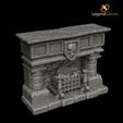 Fireplace-No-Fire-Thumbnail-V1.jpg Fireplace - Gothic Fireplace with Festive Christmas Version - LegendGames