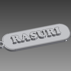 RASURI-LLAVERO.PNG Télécharger fichier STL Porte-clés Rasuri • Design pour impression 3D, Spyn3D