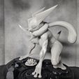 20260325_182210.jpg Modelo de impressão 3D do Pokémon Greninja com curvas