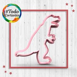 3238-Silueta-dino-21.129.jpg Archivo STL Cortante silueta dino・Plan de impresora 3D para descargar