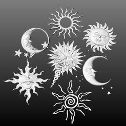 Screenshot-2023-10-20-052303.jpeg Rayonnement céleste Une collection de pendentifs soleil et lune