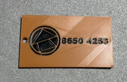 Porte-clé-2.jpeg Squid Game invitation card keyring