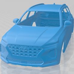 Hyundai-SantaFe-2019-1.jpg 3D file Hyundai SantaFe 2019 Printable Body Car・3D printable model to download, hora80