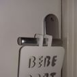 20170513_190545.jpg Door handle sign "Bébé dort"