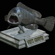 White-grouper-open-mouth-1-2.png fish white grouper / Epinephelus aeneus trophy statue detailed texture for 3d printing