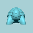 a6.png Cute Turtle Miniature - STL Printable