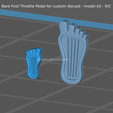 New-Project-2021-07-31T170140.390.png Bare Foot Throttle Pedal for custom diecast - model kit - R/C