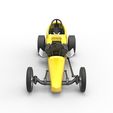 6.jpg Diecast Dragster old school à moteur avant avec coque Version 3 Echelle 1:25