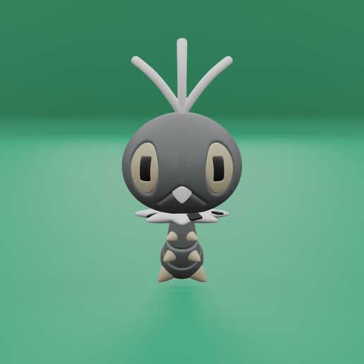 🐉 Pokemon No. 664 Scatterbug・ STL File for 3D printing・Cults