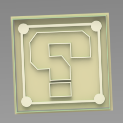 CUBO.PNG Cookie Cutter, Cube of mario bros