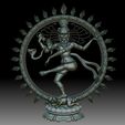 6.jpg Nataraja Shiva dancing bas-relief for CNC router or 3D printer