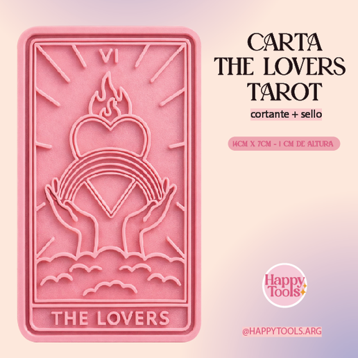Cortante TAROT carta the lovers