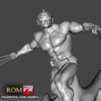 wolverine weapon x impressao17.jpg Wolverine Weapon X - Figure Printable 3D