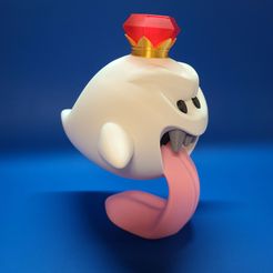 king-side.jpg Fichier STL King Boo M&M container stash pot・Plan imprimable en 3D à télécharger