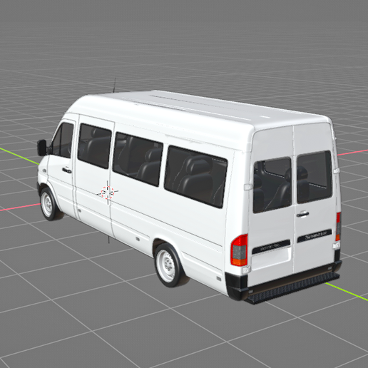 🎲 Mercedes-Benz Sprinter・ 3D File for 3D printing・Cults